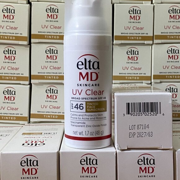 Elta MD UV Facial Sunscreen SPF46 ( CLEAR - TINTED ) 1.7oz 48g New | USA SELLER - Picture 2 of 5